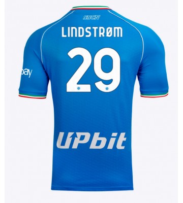 SSC Napoli Jesper Lindstrom #29 Hemmatröja 2023-24 Kortärmad